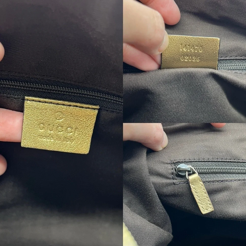 🍓GUCCI Canvas Shoulder Bag